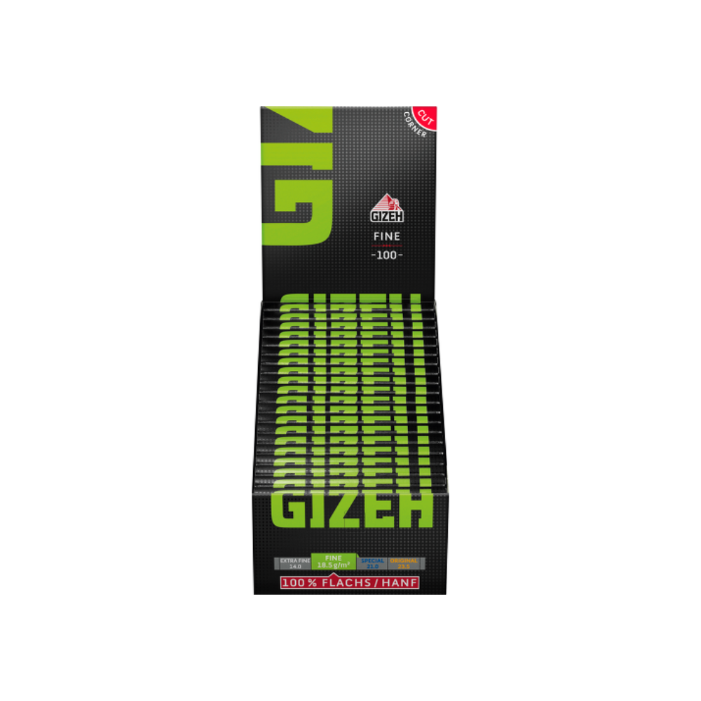 GIZEH BLACK - Fine 100 Blatt (grün)