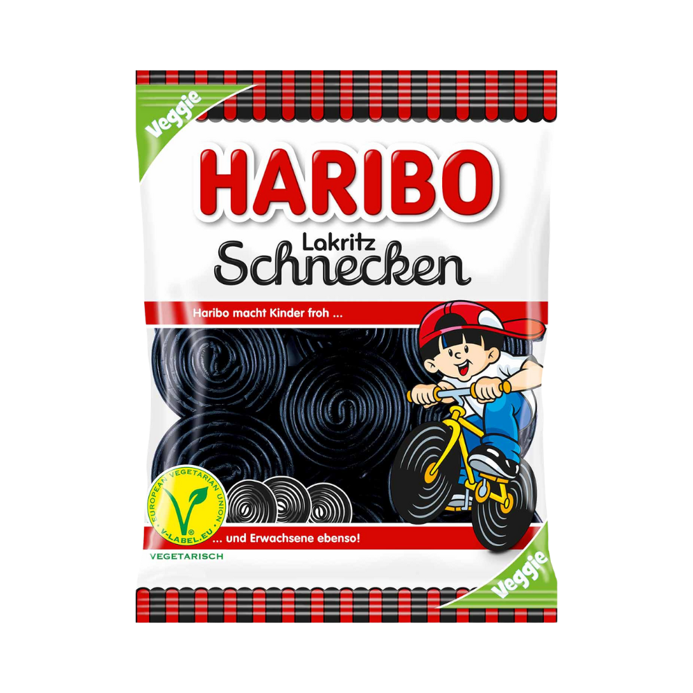 HARIBO - Lakritz Schnecken 175g (5 Stk.) - MHD: 03.2026