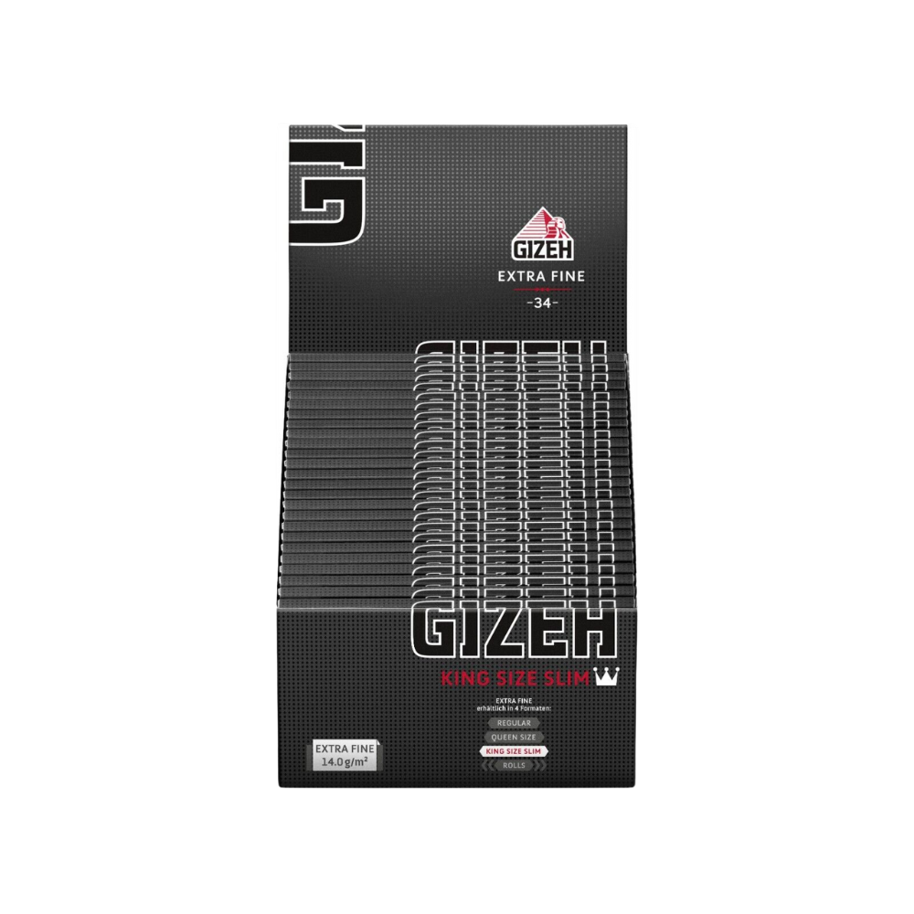 GIZEH BLACK - King Size Slim (50er)