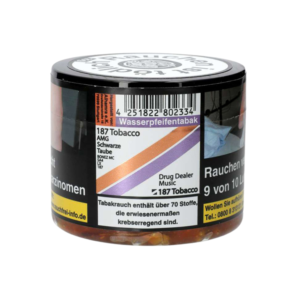 AMG (Schwarze Traube/Minze) -187 Shishatabak (25g)