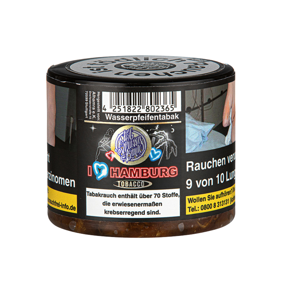 I love Hamburg (Beerenmix/Honig/Wassermelone/Passionfruit) - 187 Shishatabak (25g)