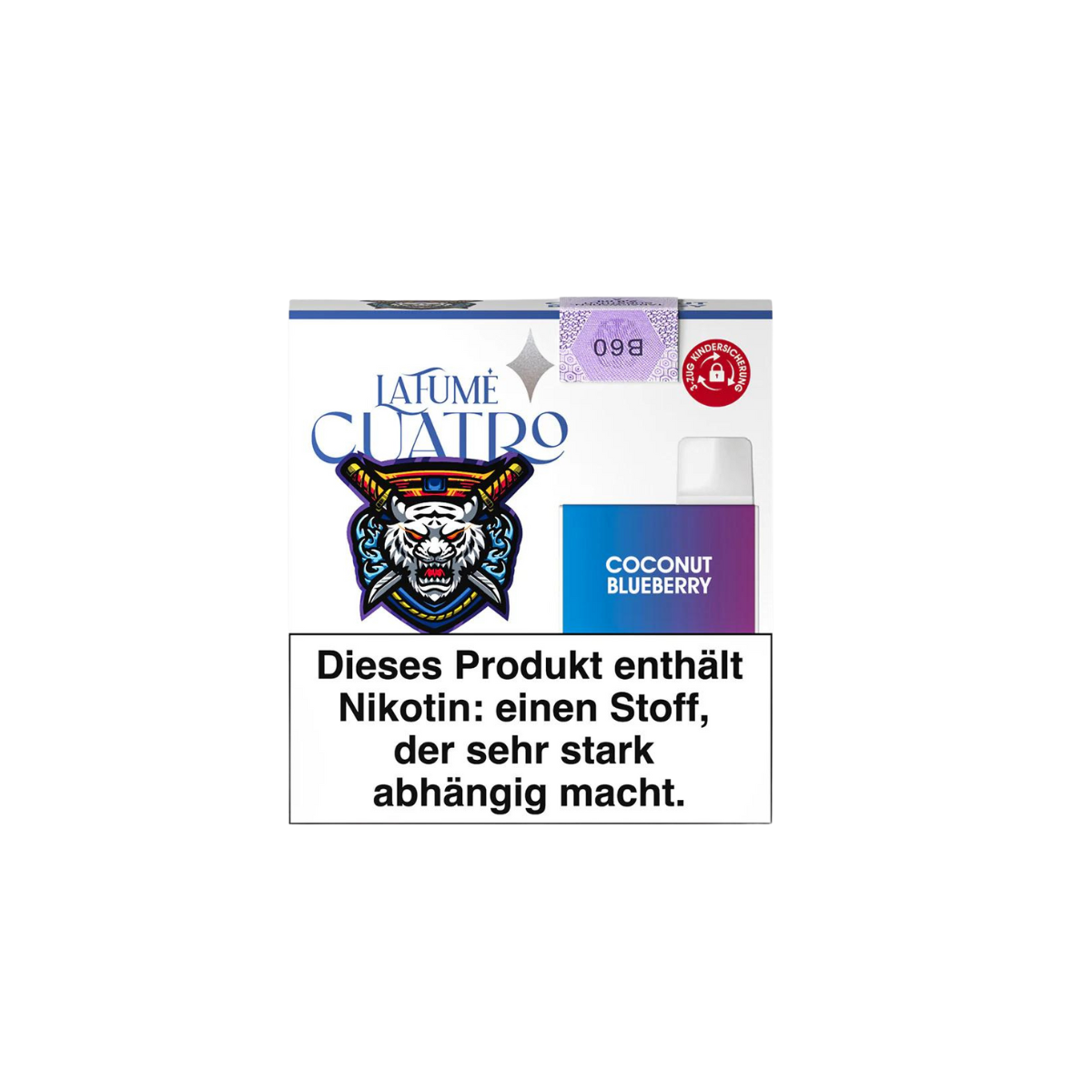 LA FUME CUATRO - Coconut Blueberry