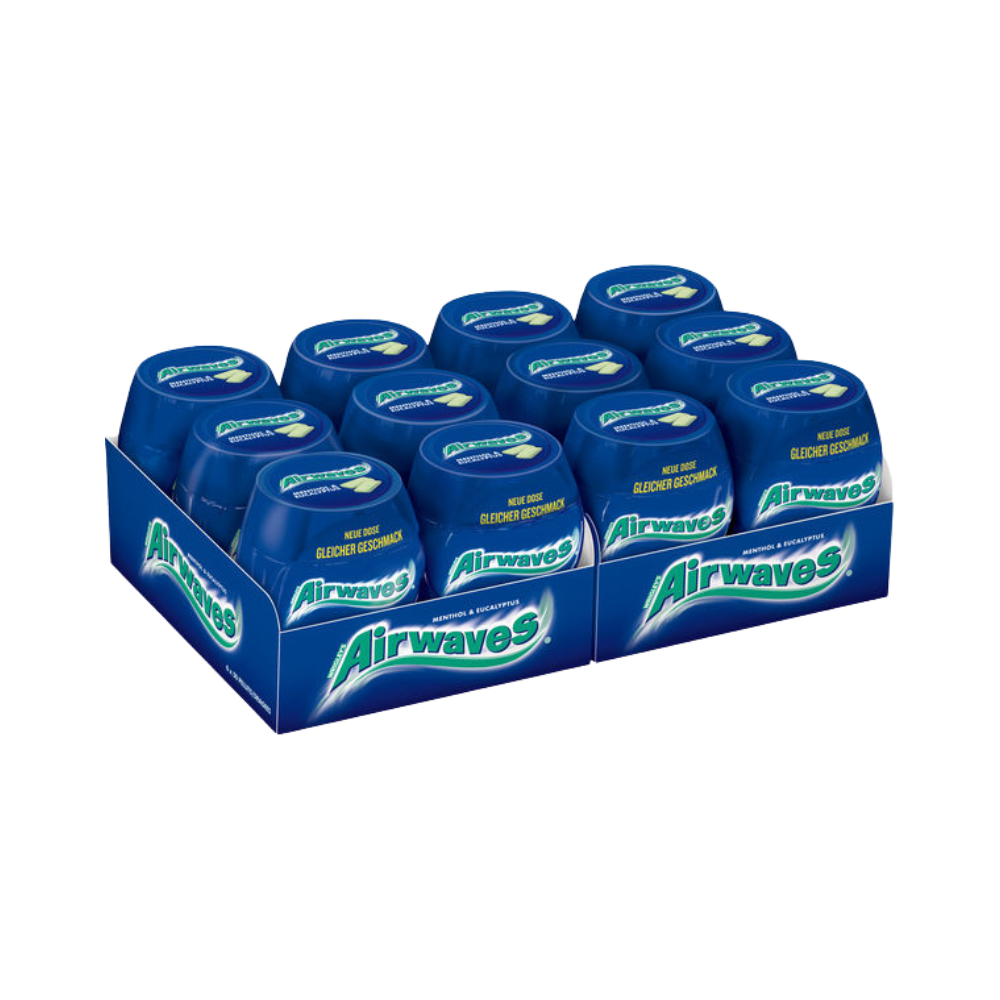 WRIGLEY'S - Airwaves Menthol & Eukalyptus Dose (12x50) - MHD: 12.01.26