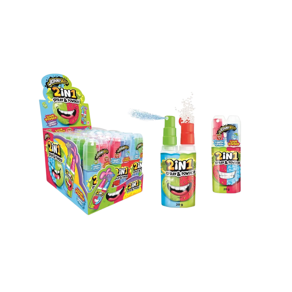 JOHNY BEE - 2in1 Spray & Powder 24x20g - MHD: 30.07.2027