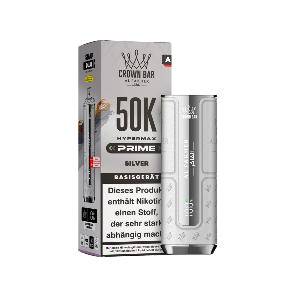 AL FAKHER - 50K Hypermax Prime Akku - Silver