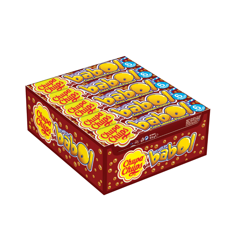 CHUPA CHUPS - Babol Cola-Lemon 20x27,6g