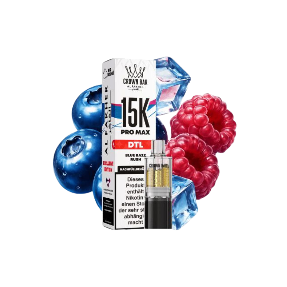 AL FAKHER - 15K Pro Max Pod - Blue Razz Rush
