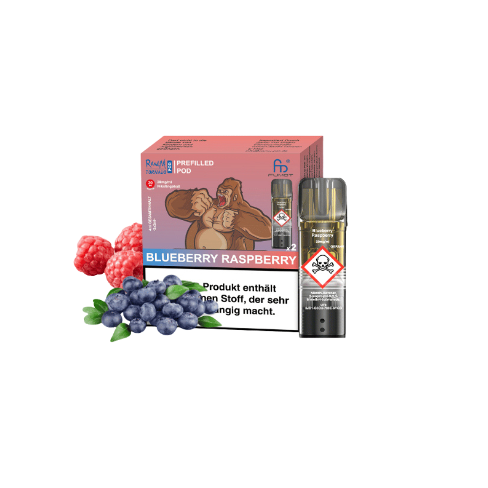 RANdM TORNADO Pods - Blueberry Raspberry