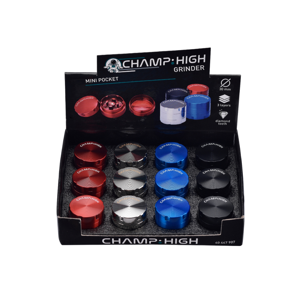 CHAMP HIGH GRINDER 30mm 3-teilig - Mini Pocket