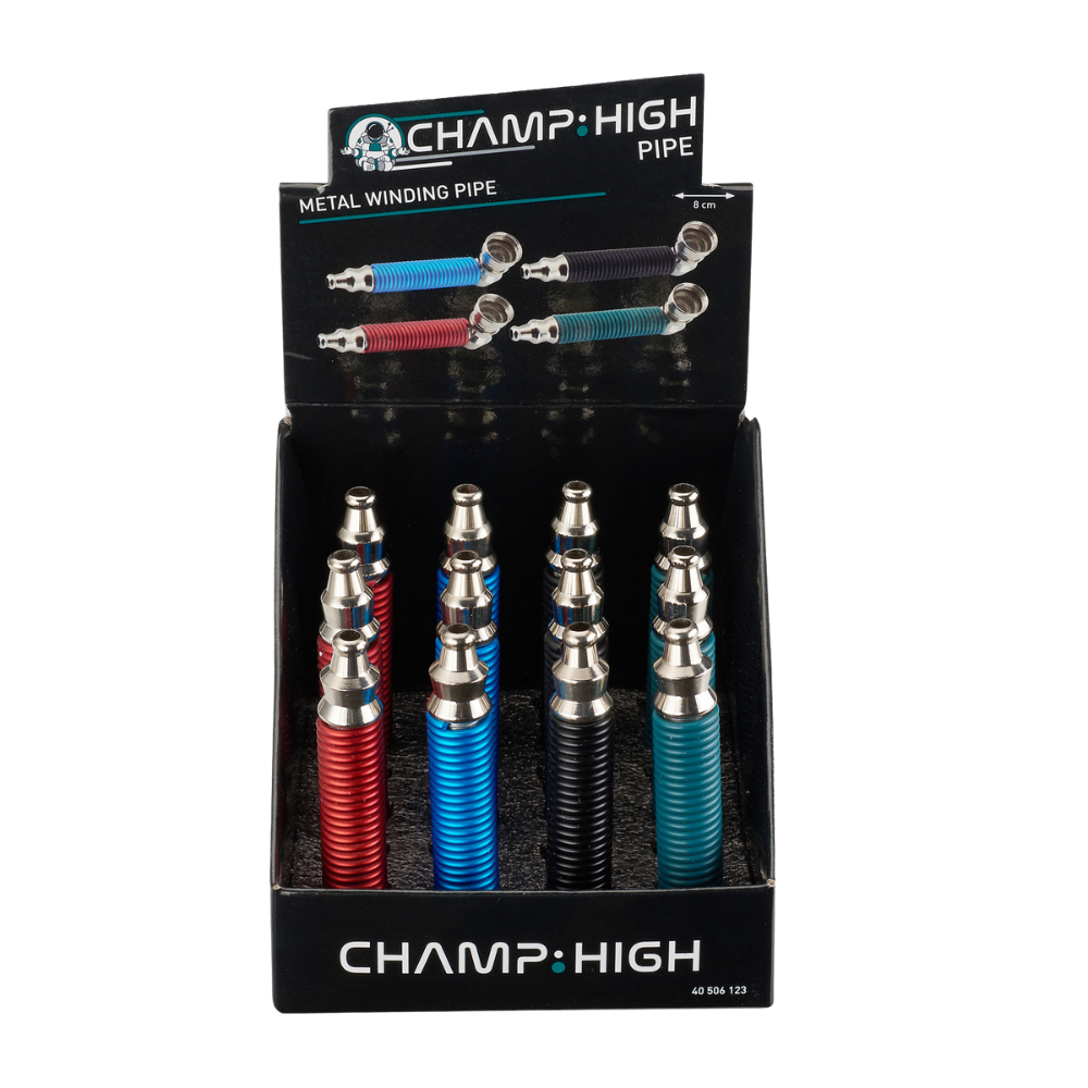 CHAMP HIGH - Handpfeife Gewunden - mit Metalschraube
