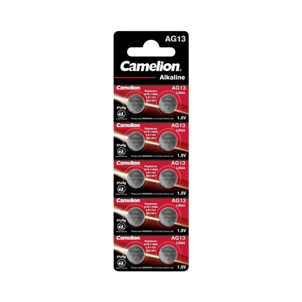 CAMELION AG13/LR44/357 Knopfzellen (5x 10er Blister)