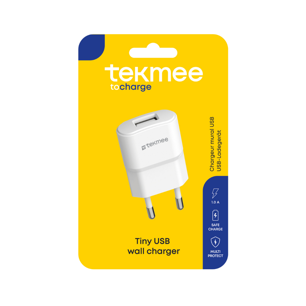 TEKMEE - USB Ladegerät - weiß