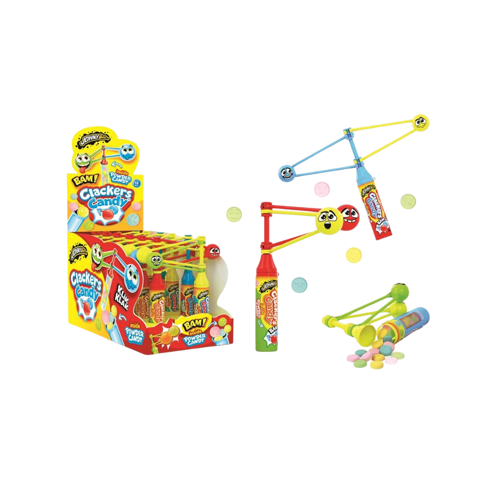 JOHNY BEE - Clackers Candy 12x16g - MHD: 04.05.2028