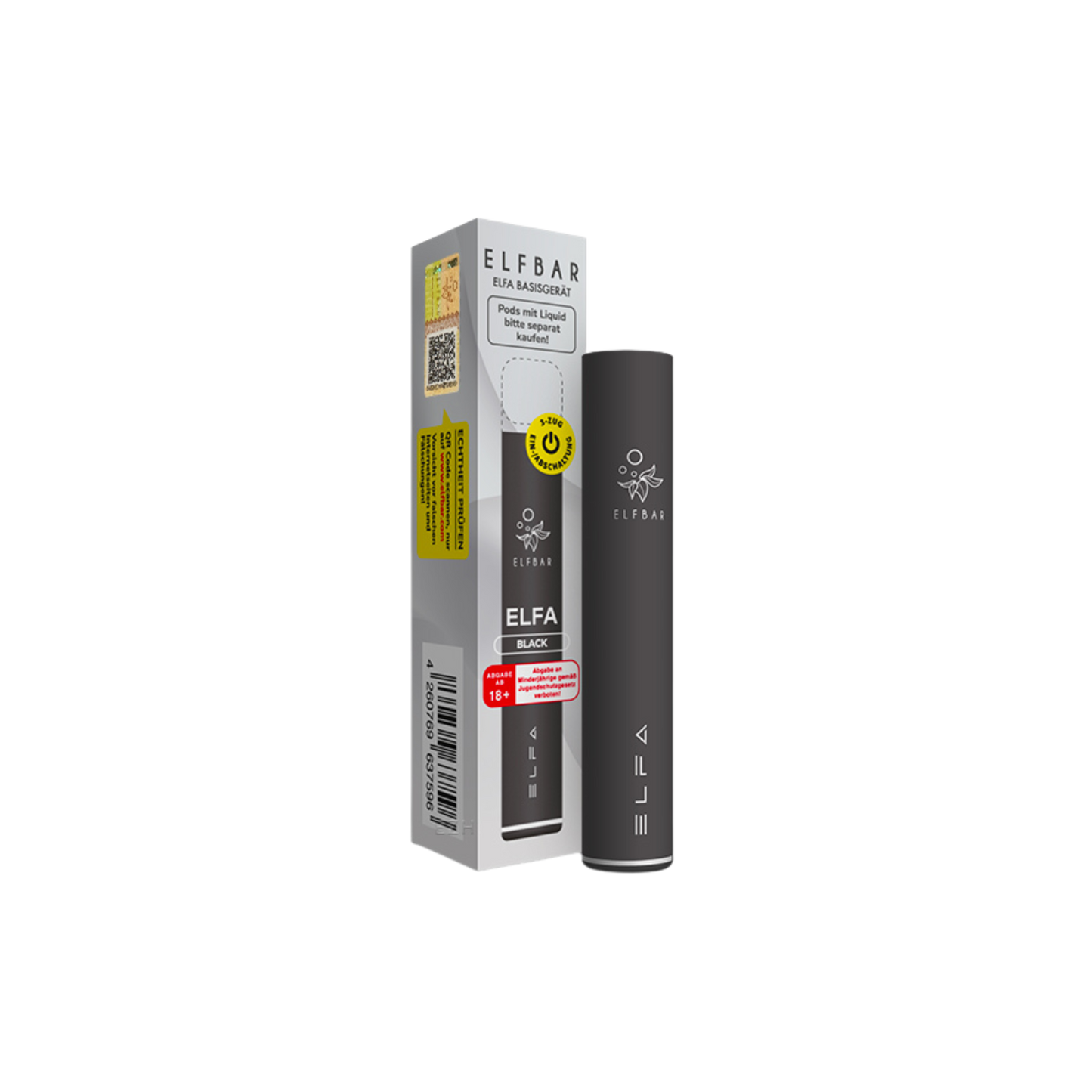 ELFA PODS AKKU - Black