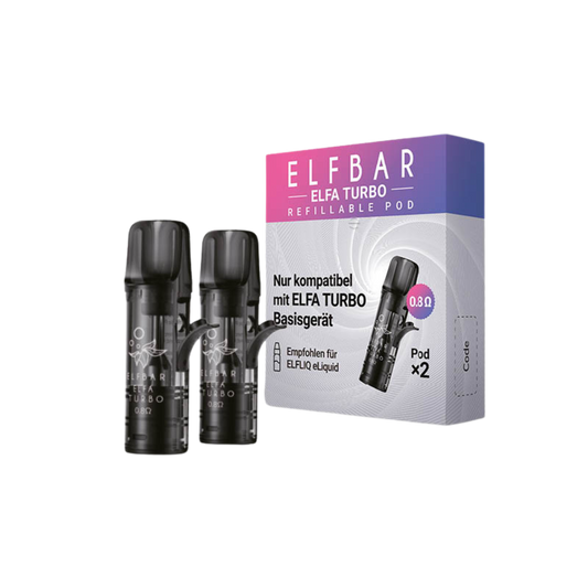ELFA - Refillable TURBO Pods (Kompatibel mit ELFA & Tappo Basisgerät)