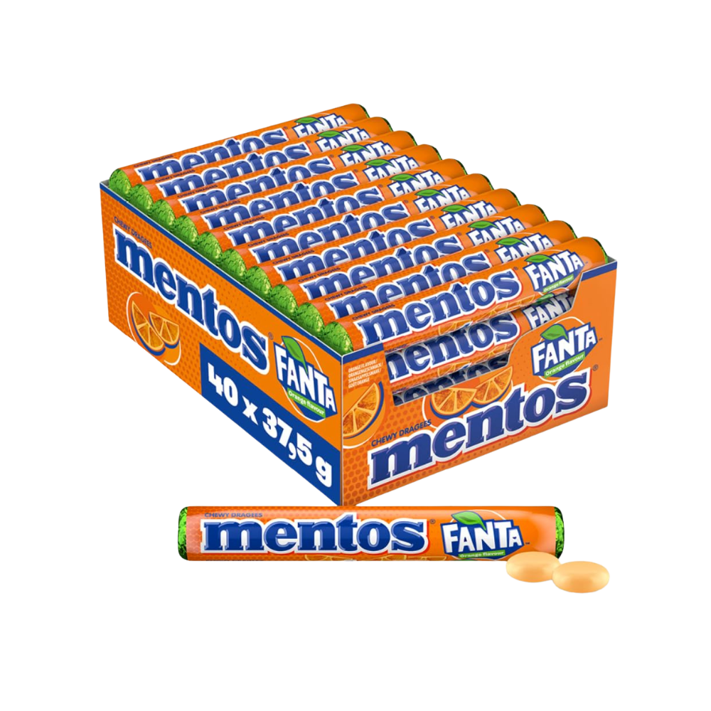 MENTOS - Fanta Kaubonbons - MHD: 04.2028