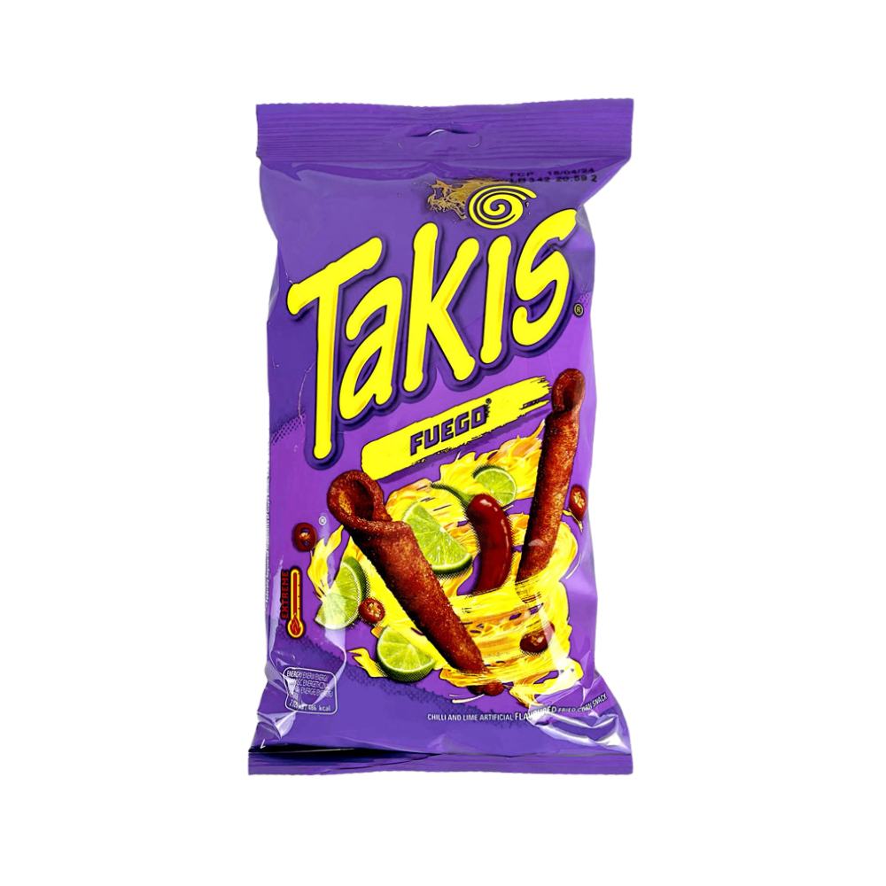 TAKIS - Fuego 18x100g - MHD: 02.07.2026