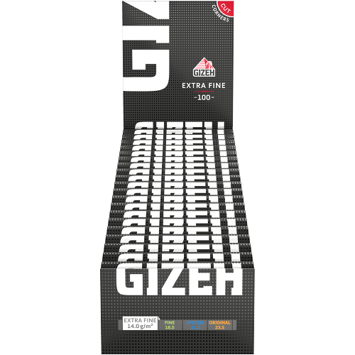 GIZEH BLACK - Extra Fine 100 Blatt (weiß)