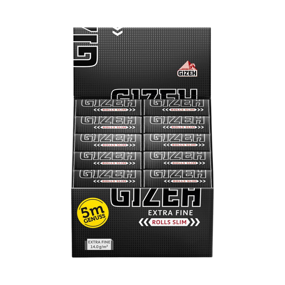 GIZEH BLACK - Rolls Slim (20er)