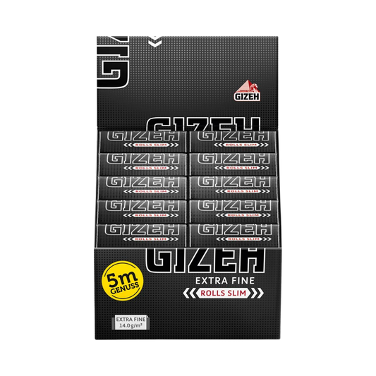 GIZEH BLACK - Rolls Slim (20er)