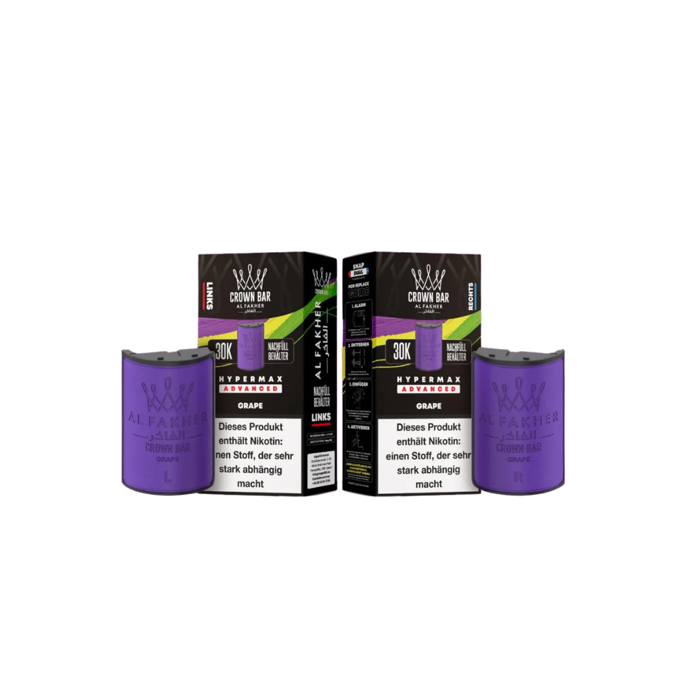 AL FAKHER - 30K Hypermax Grape Pods