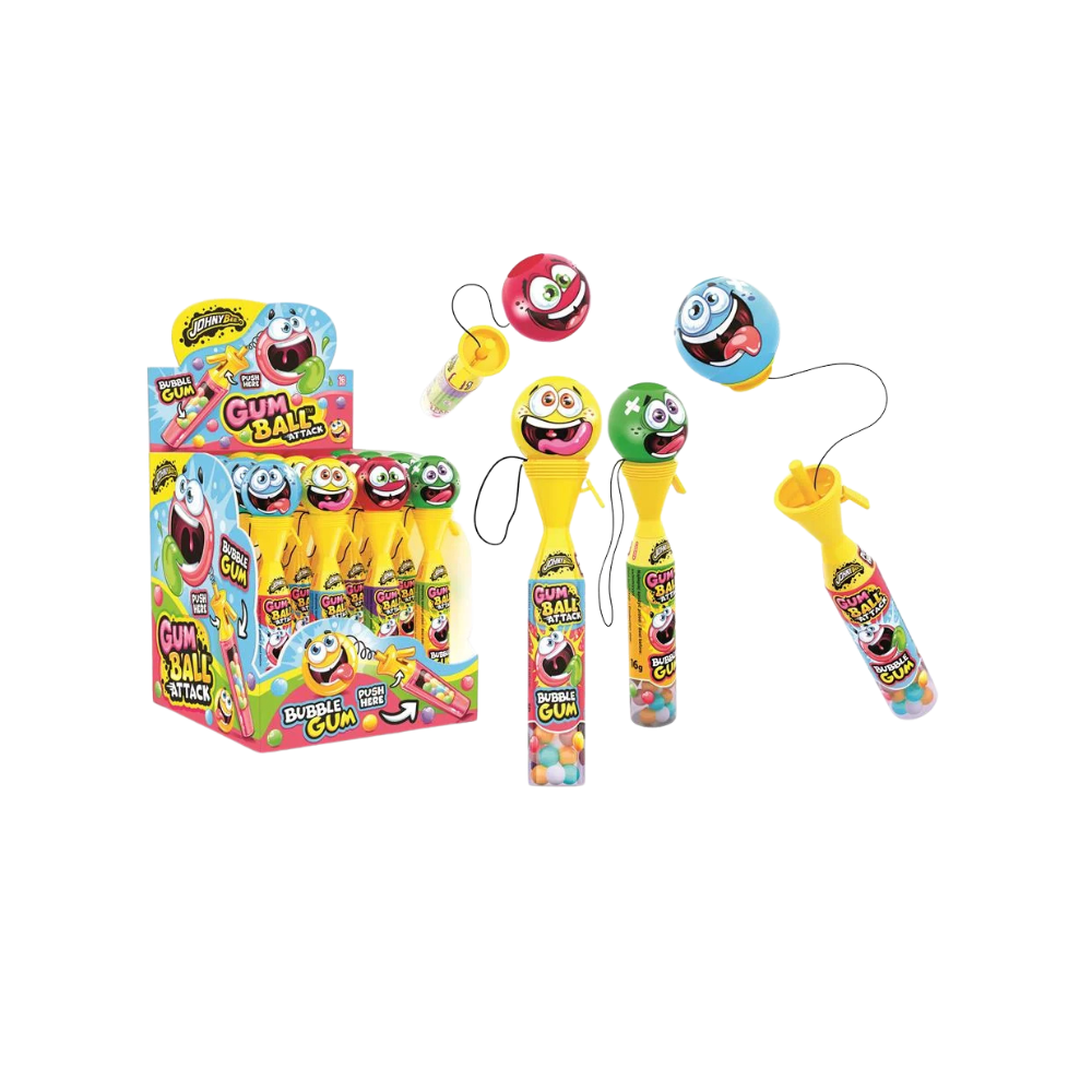 JOHNY BEE - Gum Ball Attack 16x10g - MHD: 29.05.2027