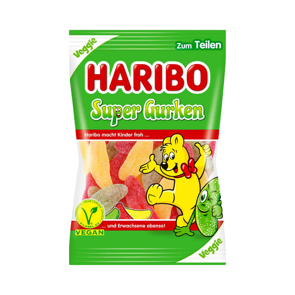 HARIBO - Super Gurken 175g (5 Stk.) - MHD: 05.2026