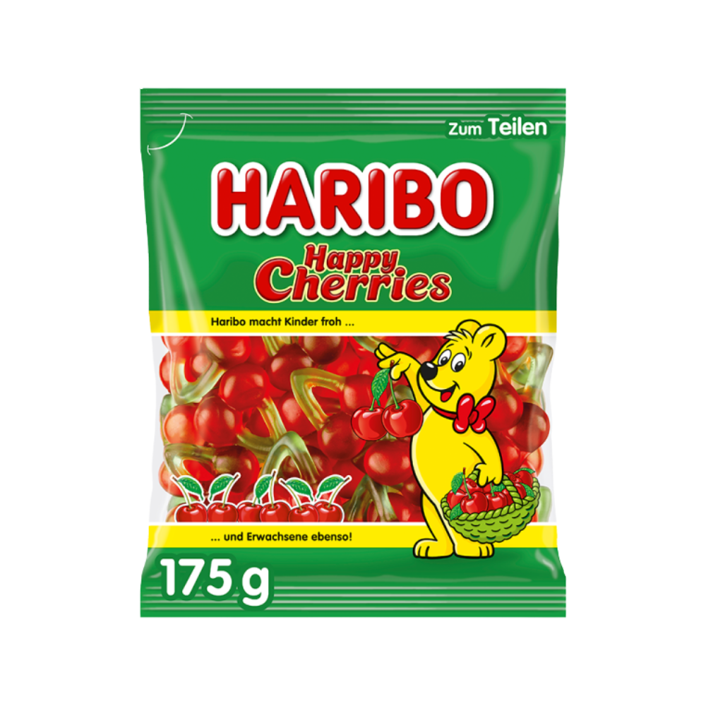 HARIBO - Happy Cherries 175g (5 Stk.) - MHD: 03.2026