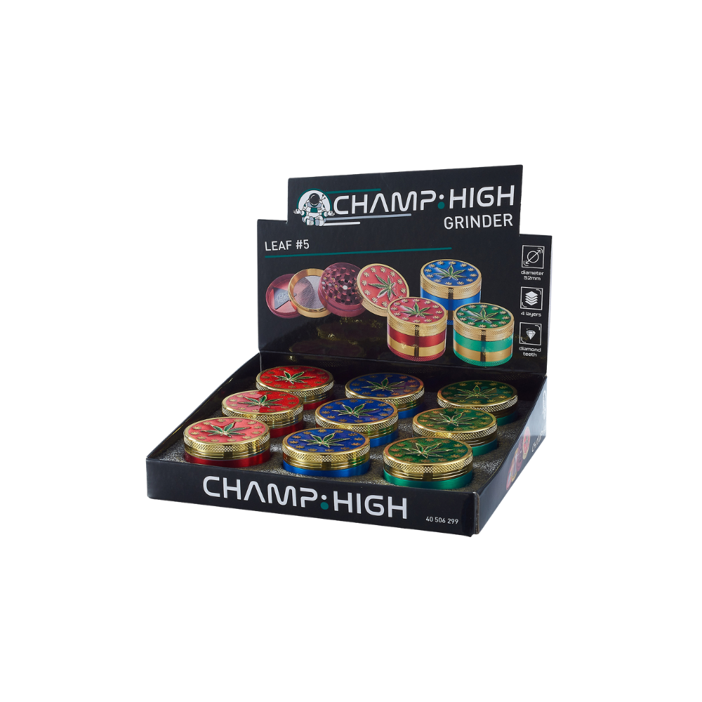 CHAMP HIGH GRINDER - High Leaf 52mm 4-teilig