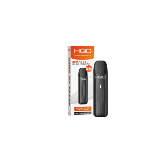 HQD Cirak 2 - Refillable Pod Kit - Akku Black mit Pod