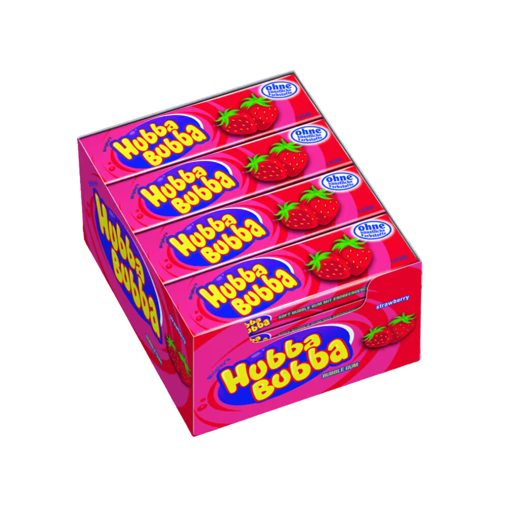 HUBBA BUBBA - Erdbeere - MHD: 14.09.2026