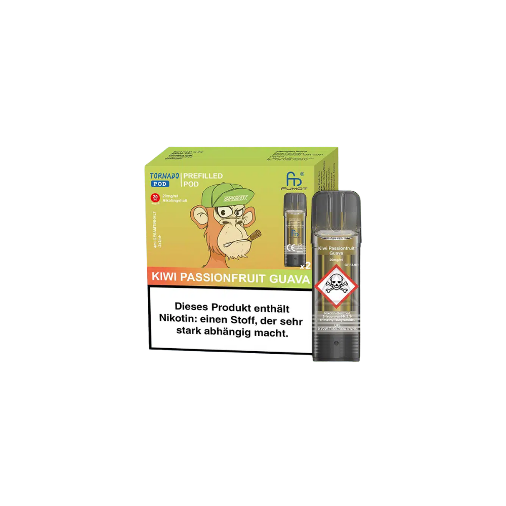 RANdM TORNADO Pods - Kiwi Passionfruit Guava