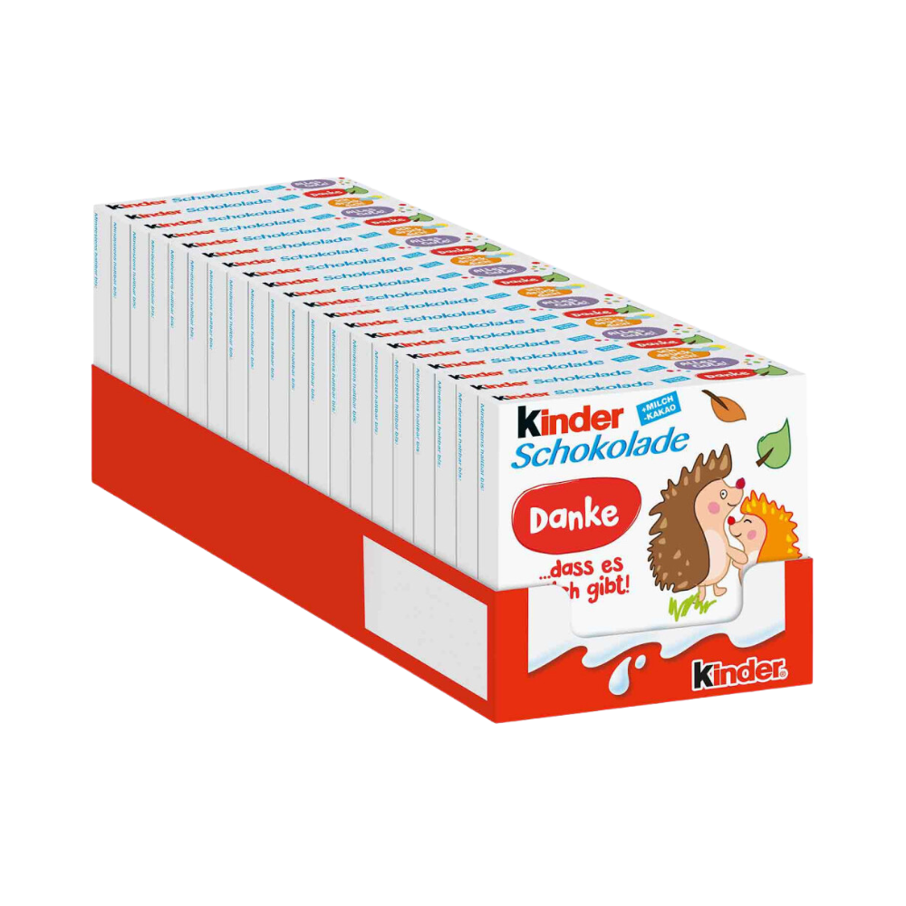 FERRERO - Kinder Schokolade 20x50g - MHD: 21.05.2026
