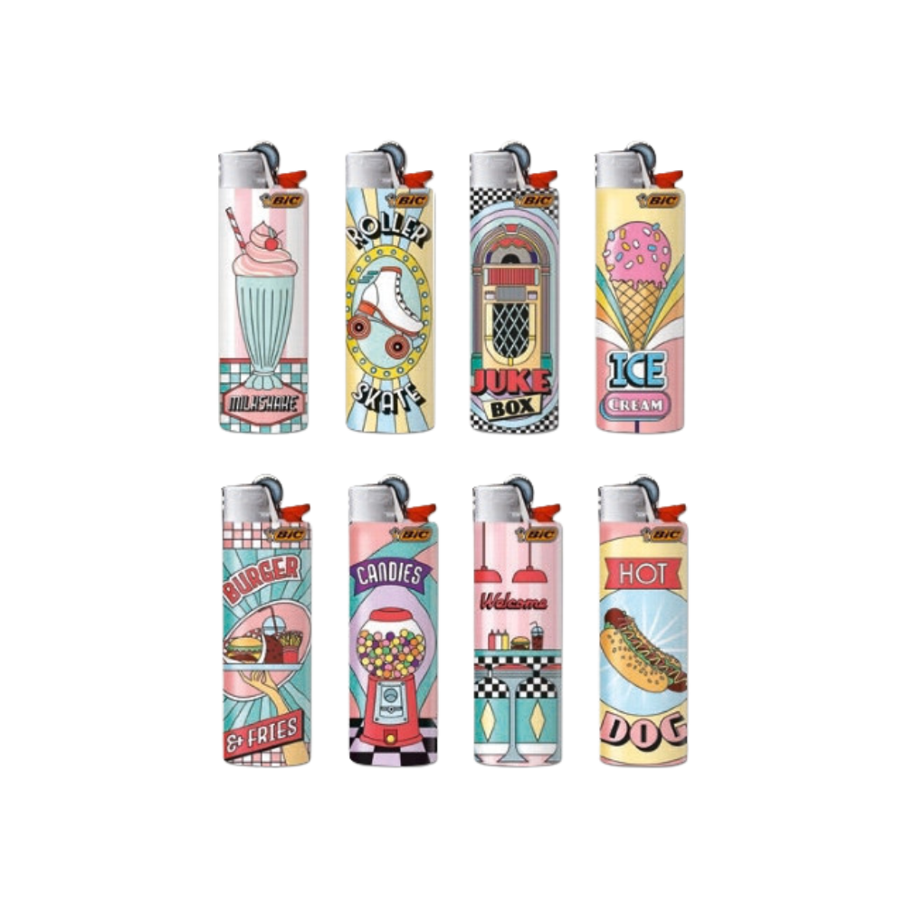 BIC Feuerzeug MAXI Retro Love (50er)