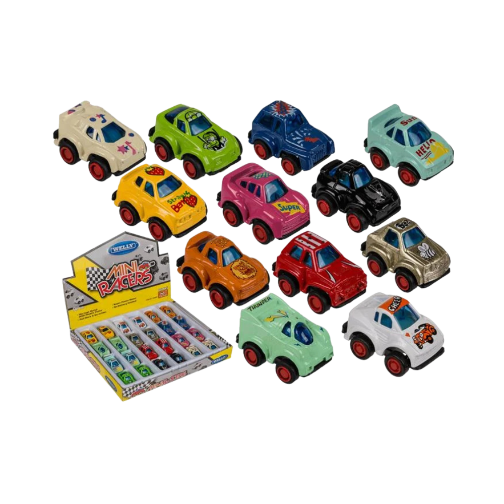 Welly - Mini-Modellauto mit Rückziehmotor - 24x3cm