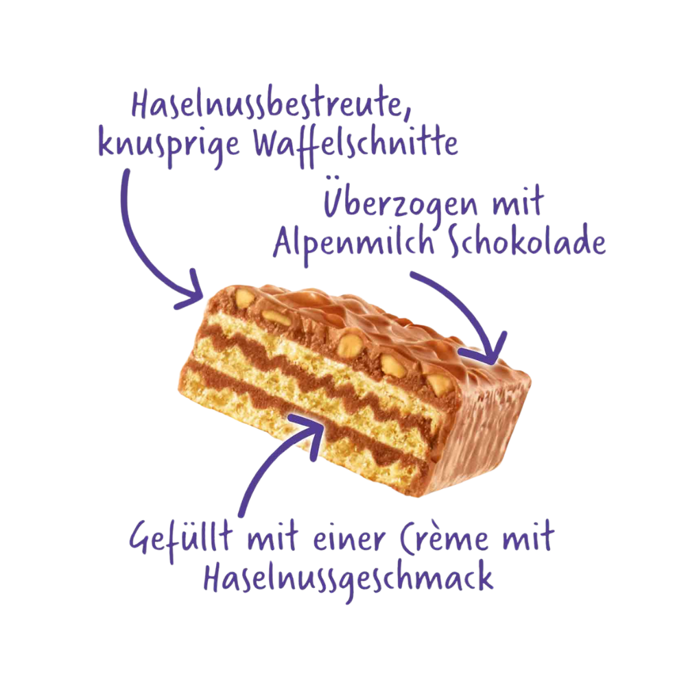 MILKA - Nussini 35x31,5g - MHD: 25.04.2026