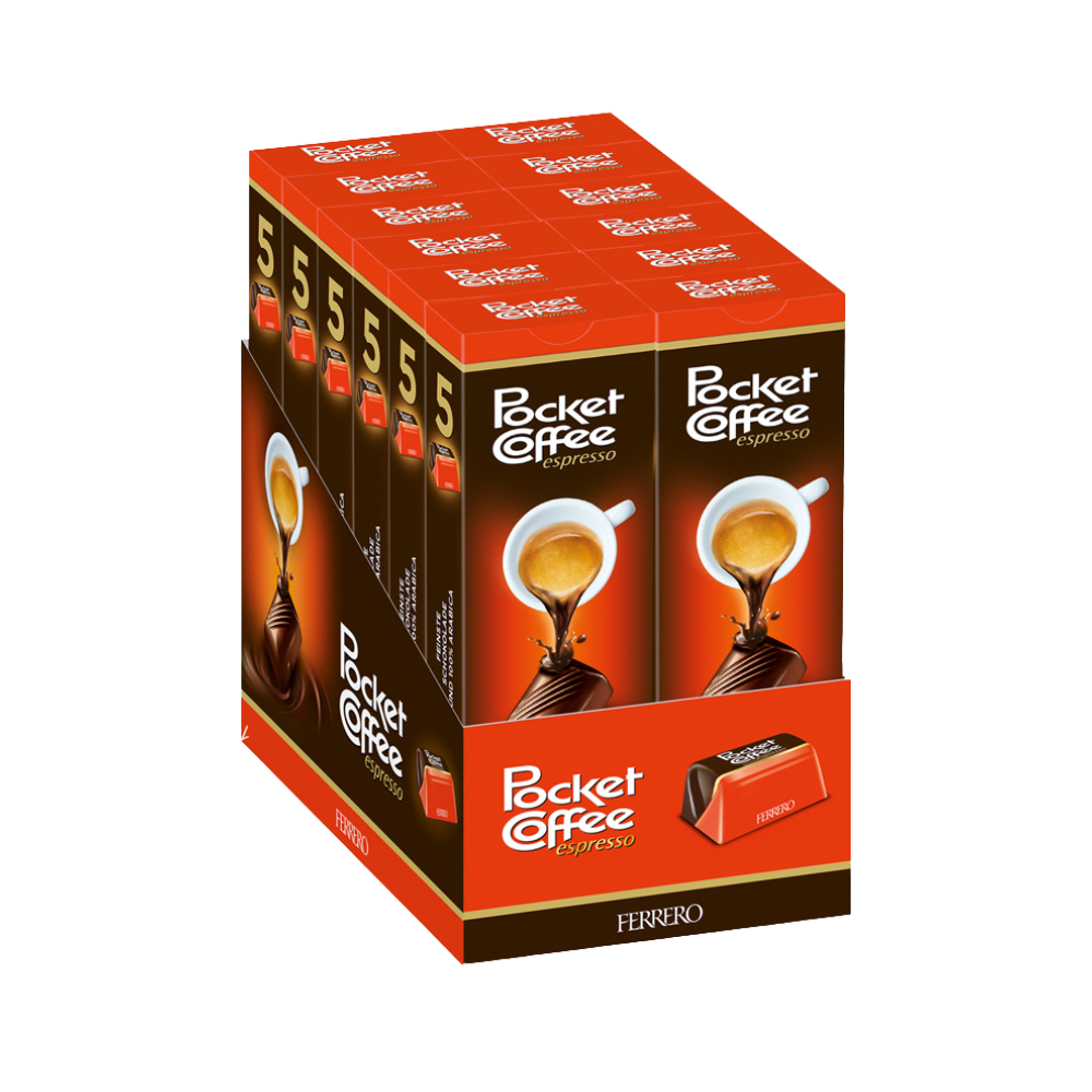 FERRERO - Pocket Coffee 12x62,5g - MHD: 14.02.2026
