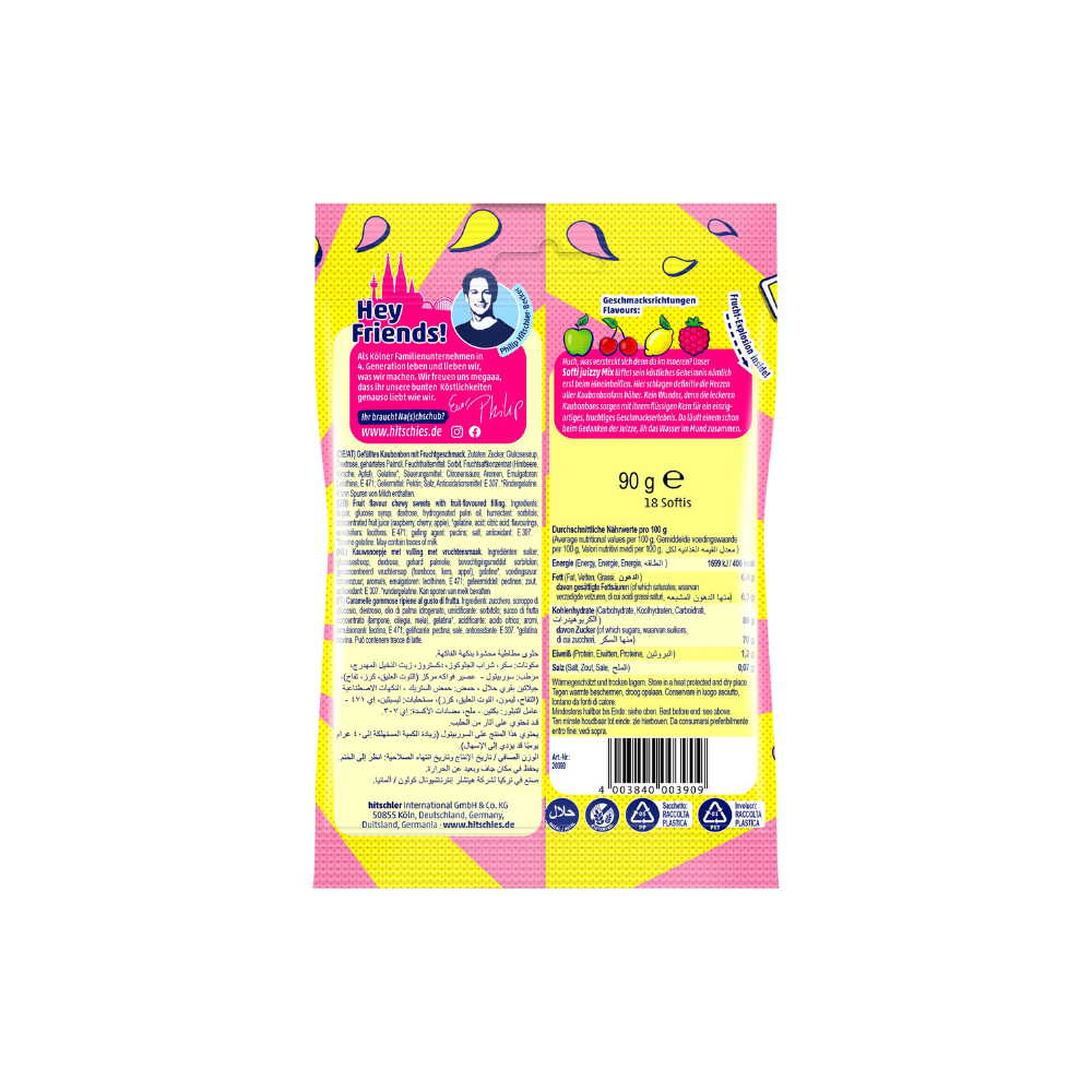 HITSCHIES - Softi Juizzy Mix 5x90g - MHD: 07.2027