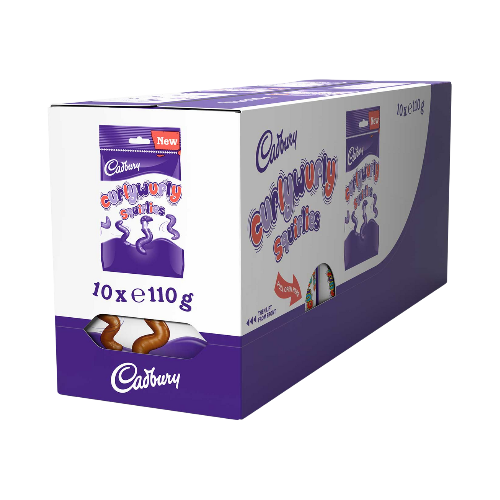 CADBURY - Curly Wurly Squirlies - 10x110g - MHD: 25.02.26