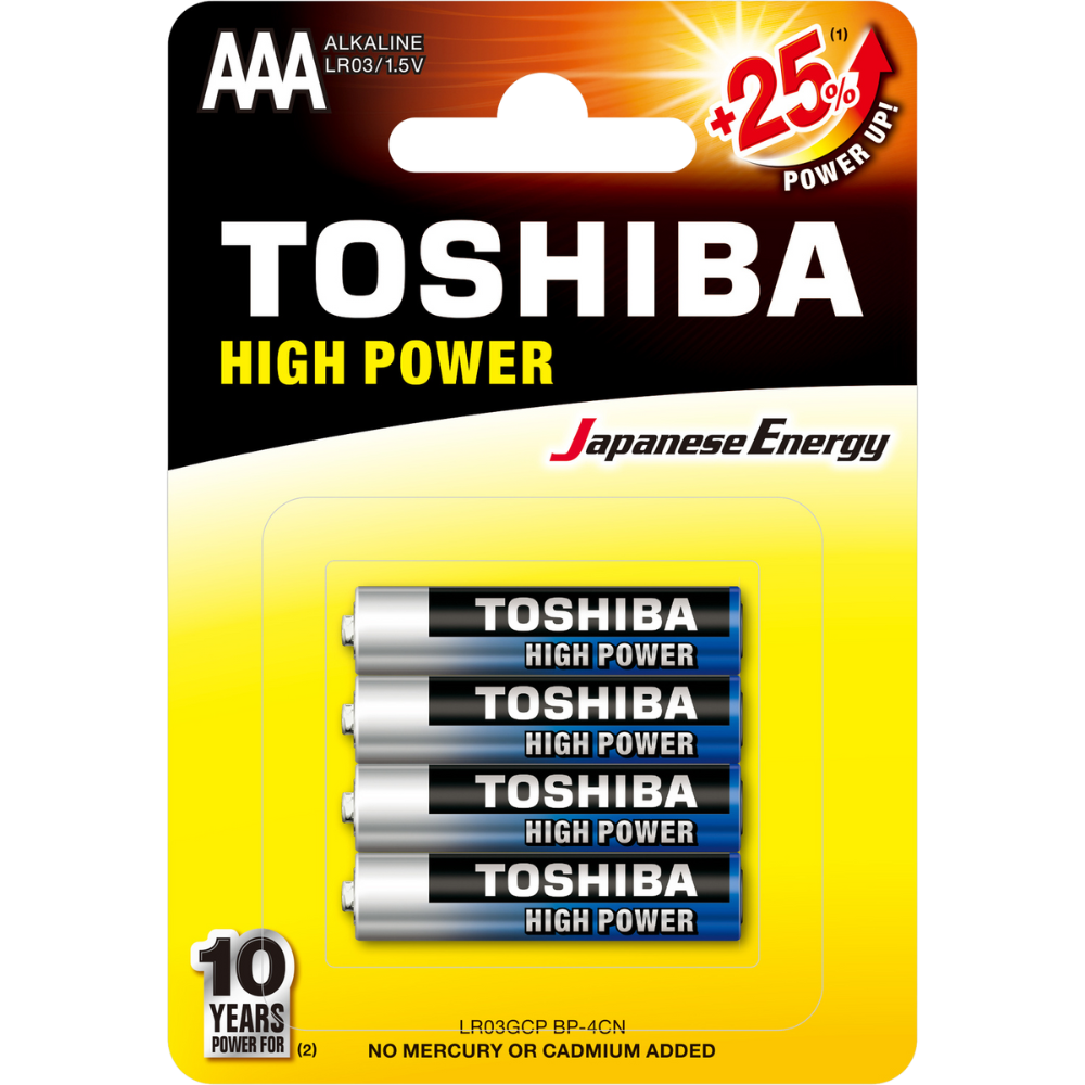 TOSHIBA BATTERIEN - AAA
