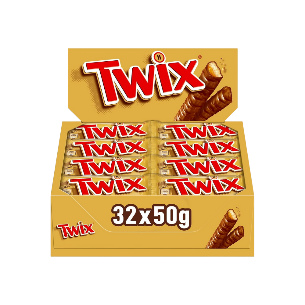 TWIX - Classic Riegel 32x50g - MHD: 21.06.2026