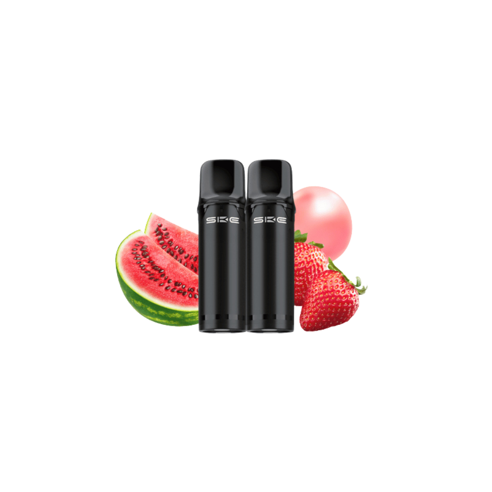 SKE Crystal Pro 800 - Watermelon Strawberry Bubblegum - 2er pack