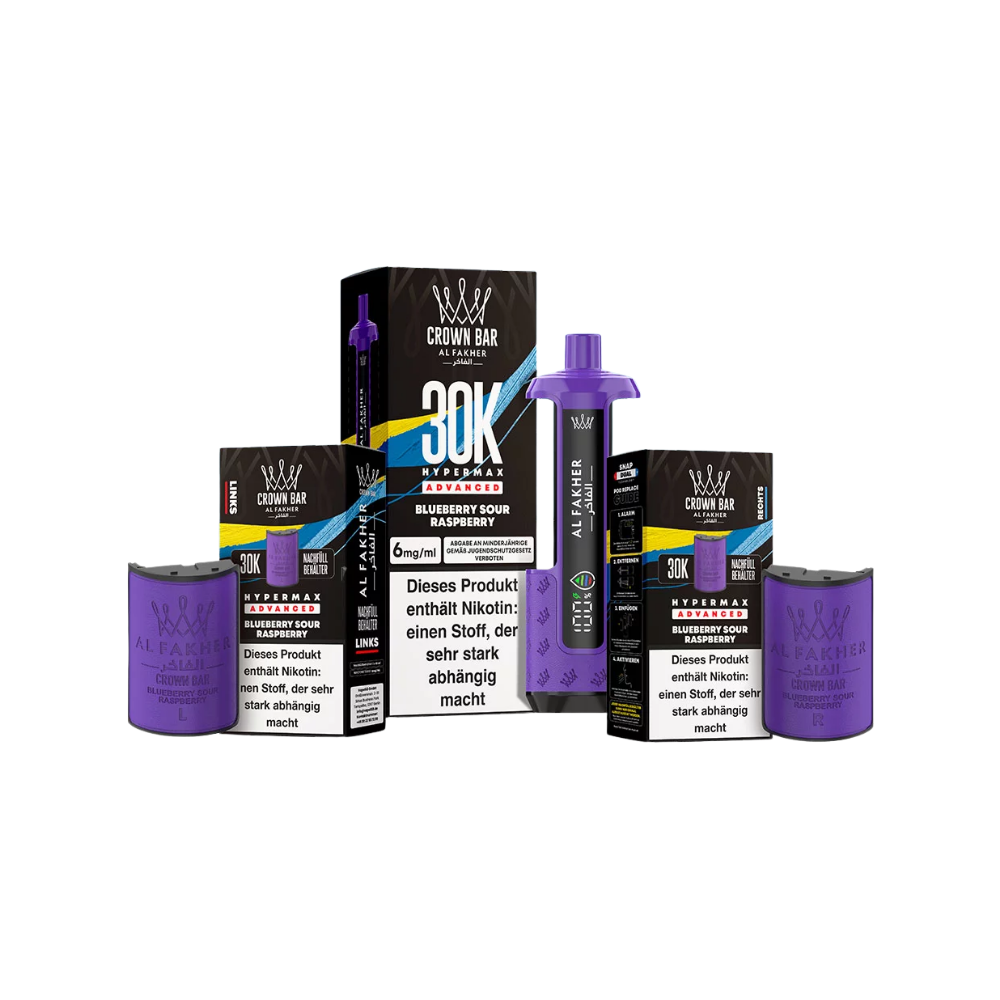 AL FAKHER - 30K Hypermax Blueberry Sour Raspberry Kit