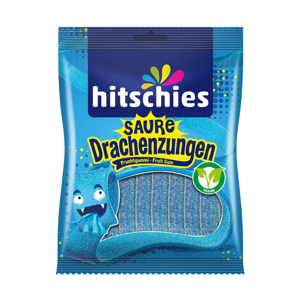 HITSCHIES - Drachenzungen Blau 125g (5 Stk.) - MHD: 07.2026