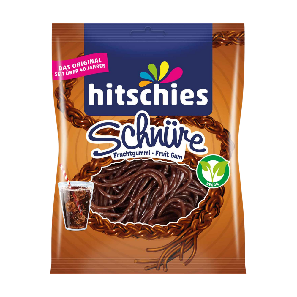 HITSCHIES - Schnüre Cola 125g (5 Stk.) - MHD: 02/26