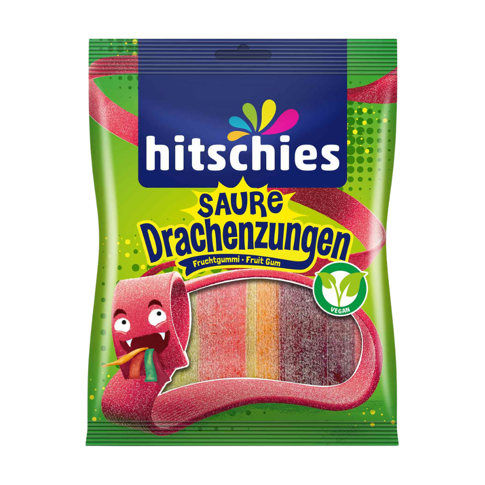 HITSCHIES - Drachenzungen Bunt 5x125g - MHD: 01.2027