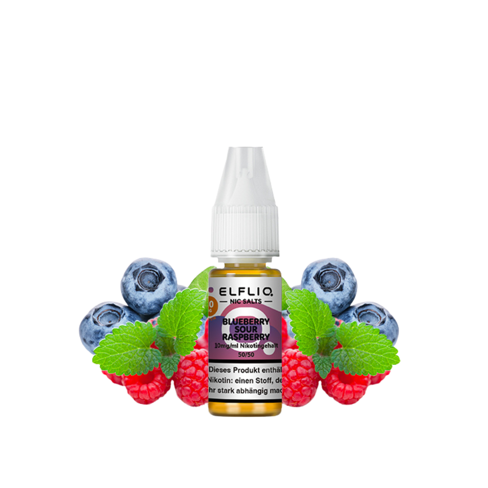 ELFBAR ELFLIQ - Blueberry Sour Raspberry (10ml / 10mg)