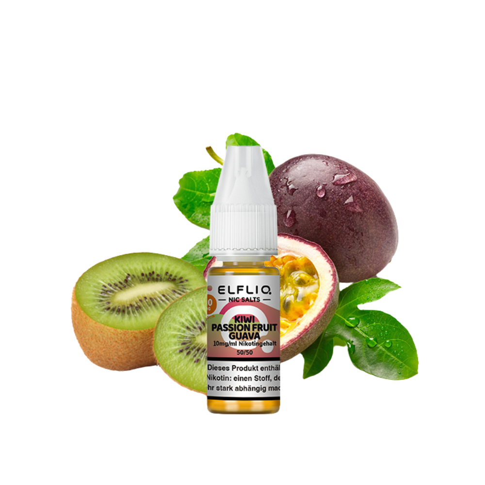 ELFBAR ELFLIQ - Kiwi Passion Fruit Guava (10ml / 10mg)