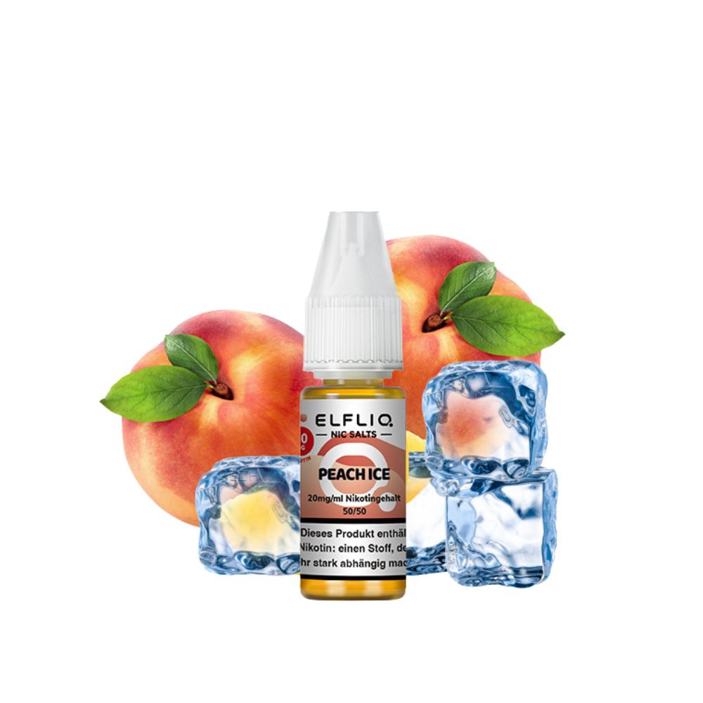 ELFBAR ELFLIQ - Peach Ice (10ml / 10mg)