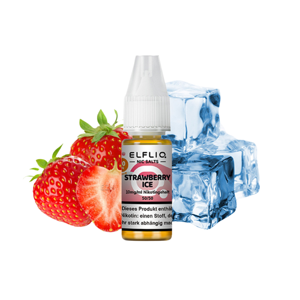 ELFBAR ELFLIQ - Strawberry Ice (10ml / 10mg)